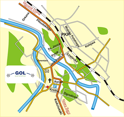 Mapa limanowej